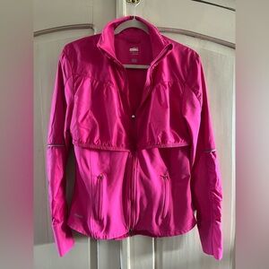 NIKE RUNNING/WORK OUT JACKET. HOT PINK